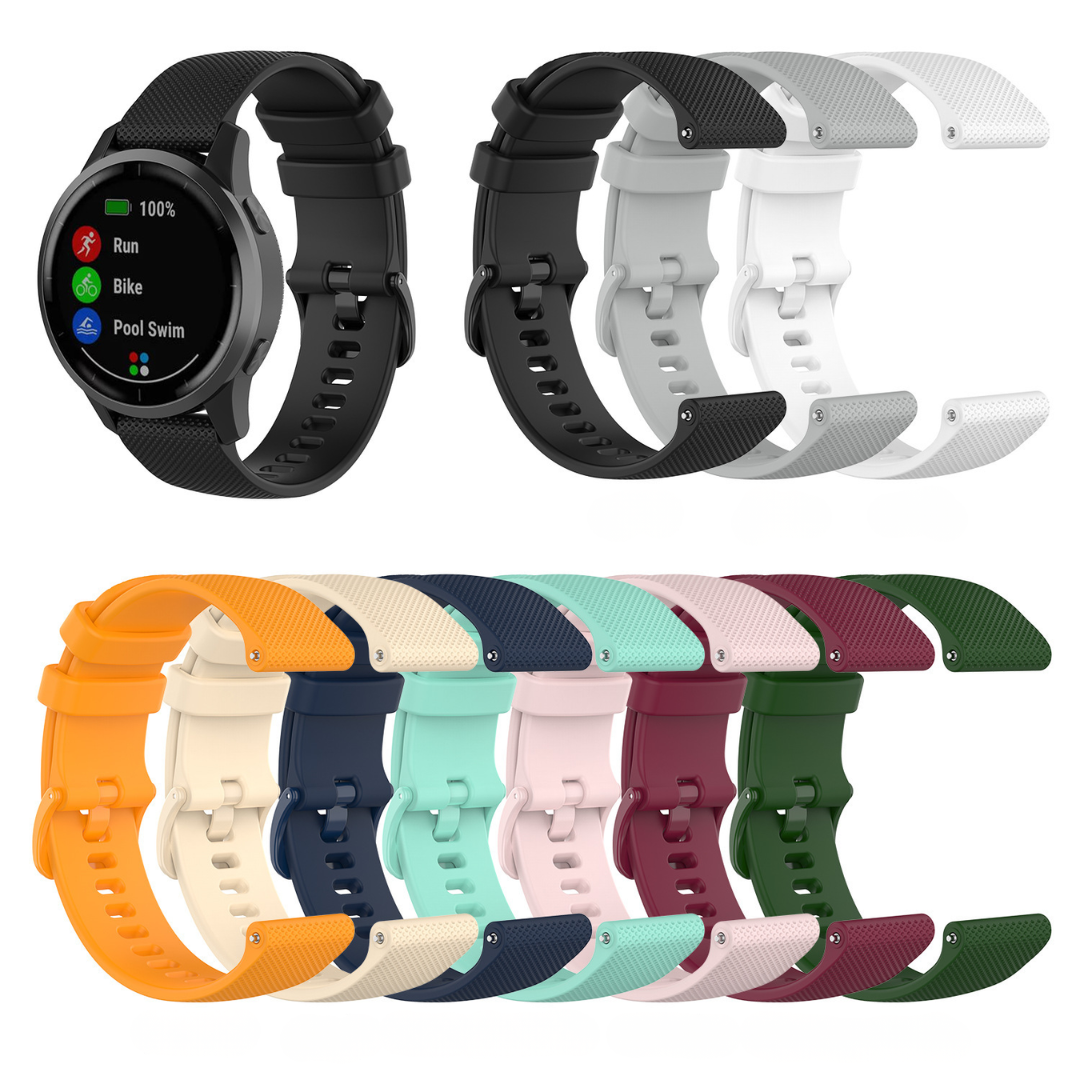 Tramo Bracelet silicone texturé à dégagement rapide